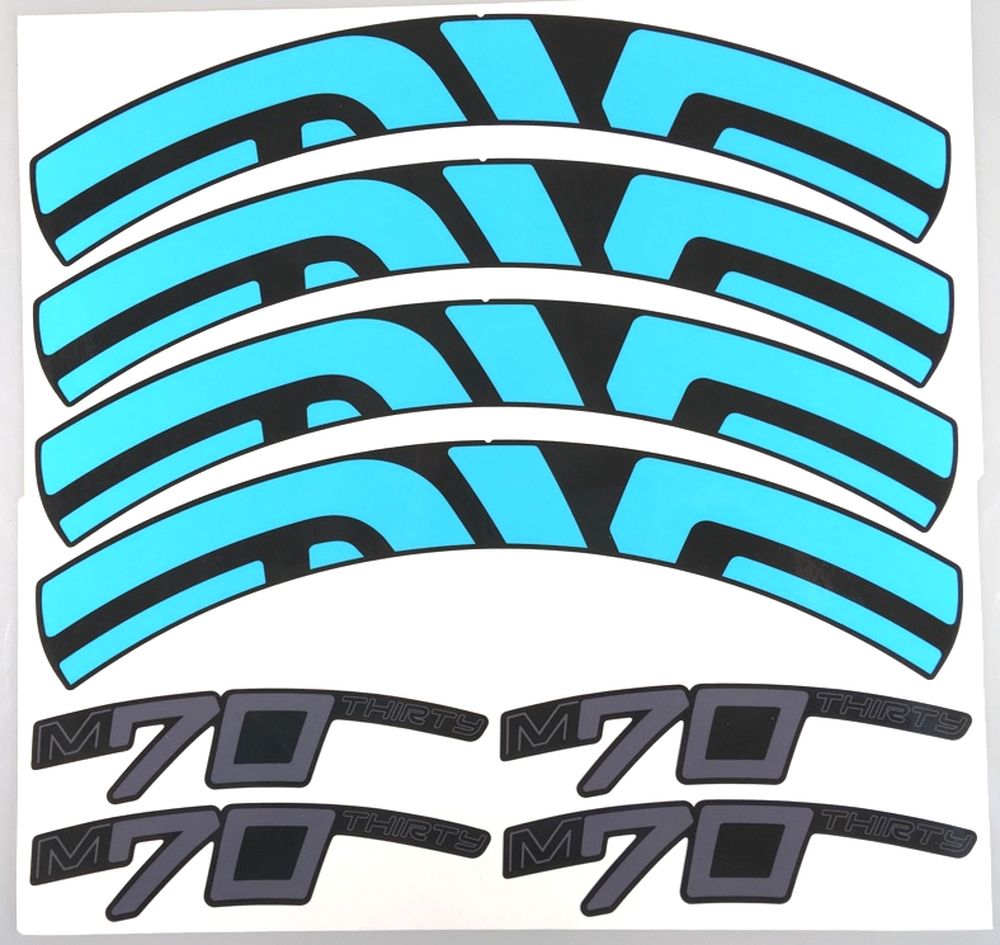 ENVE 27,5 29" DECAL SET CARBON RIM FELGE AUFKLEBERSATZ 70 THIRTY LAUFRADSATZ - Bild 2 von 7