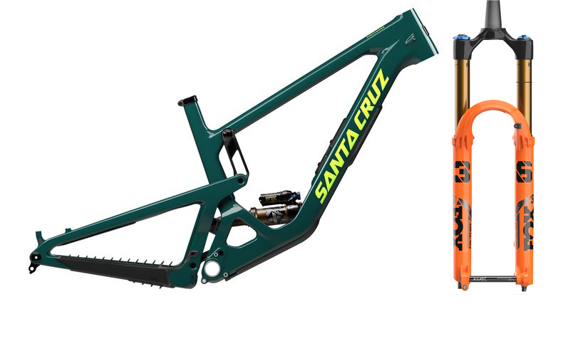 SANTA CRUZ HIGHTOWER V4 CC CARBON RAHMENSET INKL 2025er FOX 36 160 FLOAT GRIP X2
